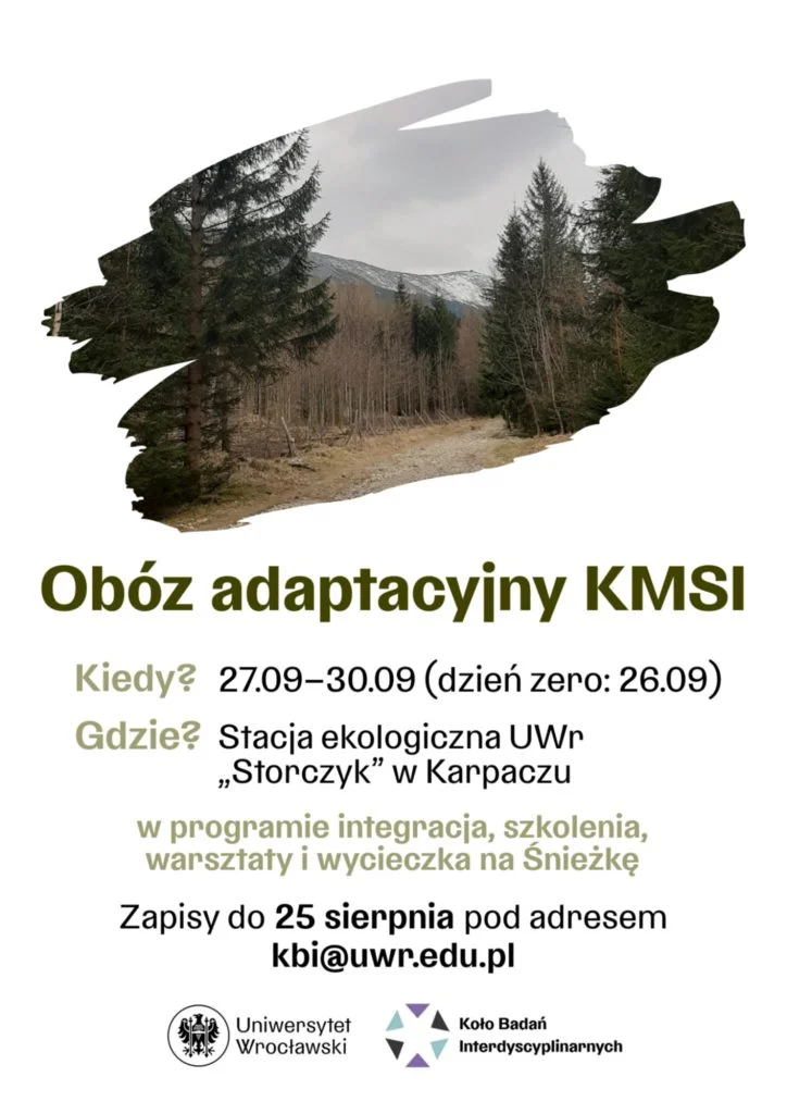 plakat obozu adaptacyjnego 